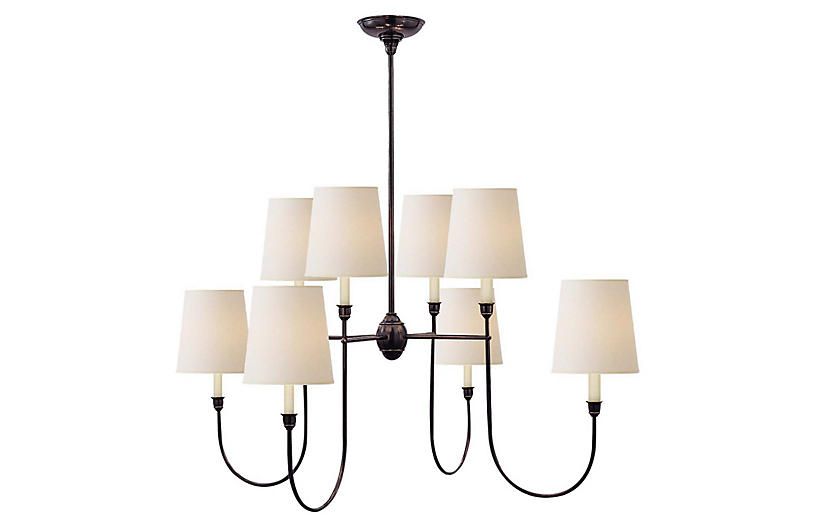 Vendome Chandelier, Bronze | One Kings Lane