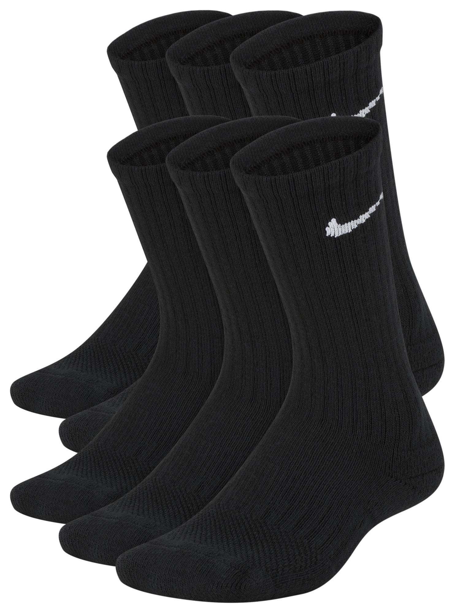 Nike 6 Pack Cushioned Crew Socks | Champs Sports Canada