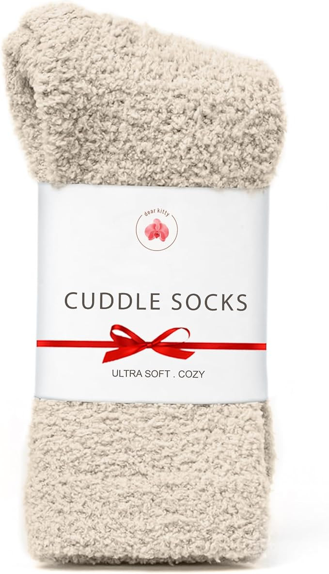 Fuzzy Socks for Women & Men - Cozy Cloud Socks for Sleeping, Gifts, Spa, Travel, Stress Relief, L... | Amazon (US)
