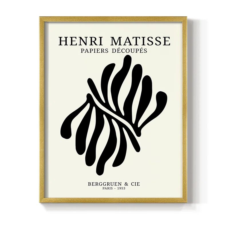 Matisse CDIX Framed Print - Solid Wood | Wayfair North America