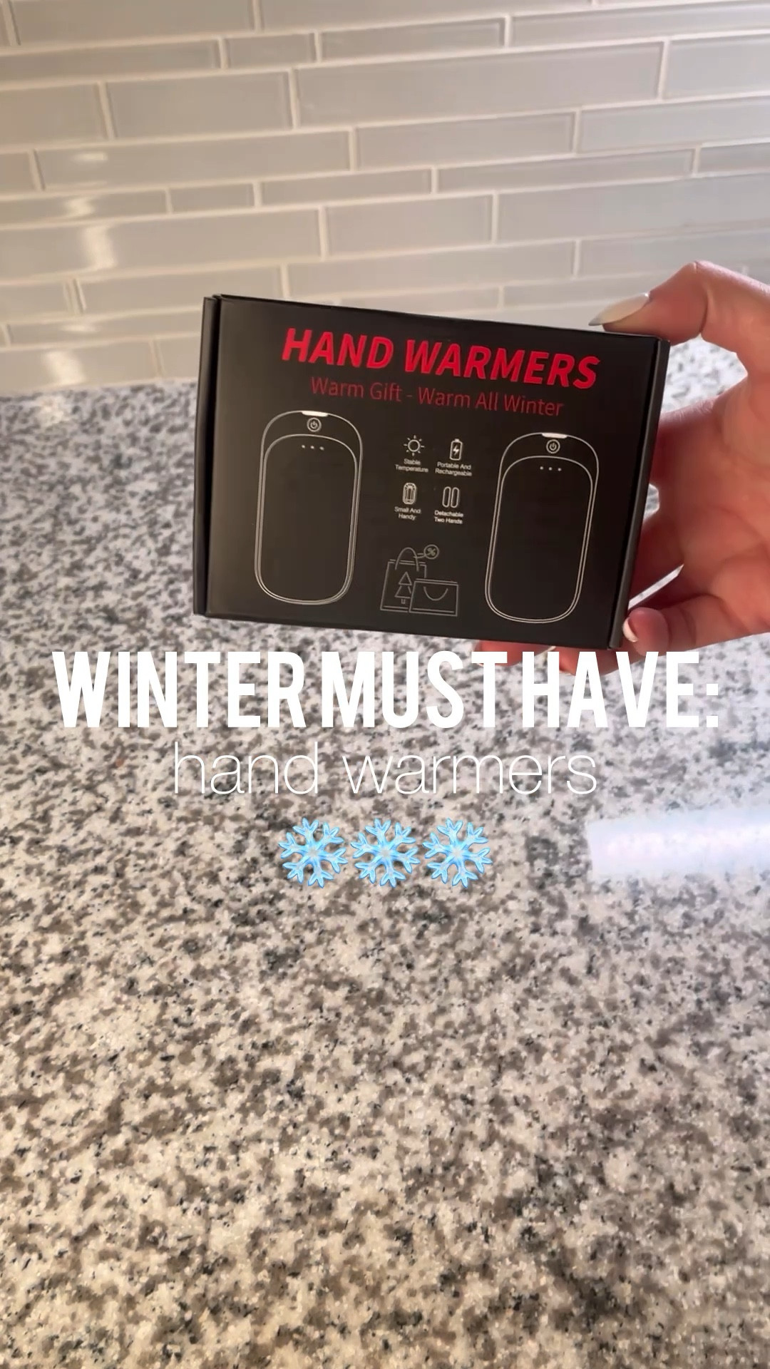 Rechargeable hand warmers

Portable electric hand warmers  winter must have  winter essentials  cold weather gear  gift idea  Midwest winter 

#LTKFindsUnder50 #LTKSeasonal #LTKWatchNow