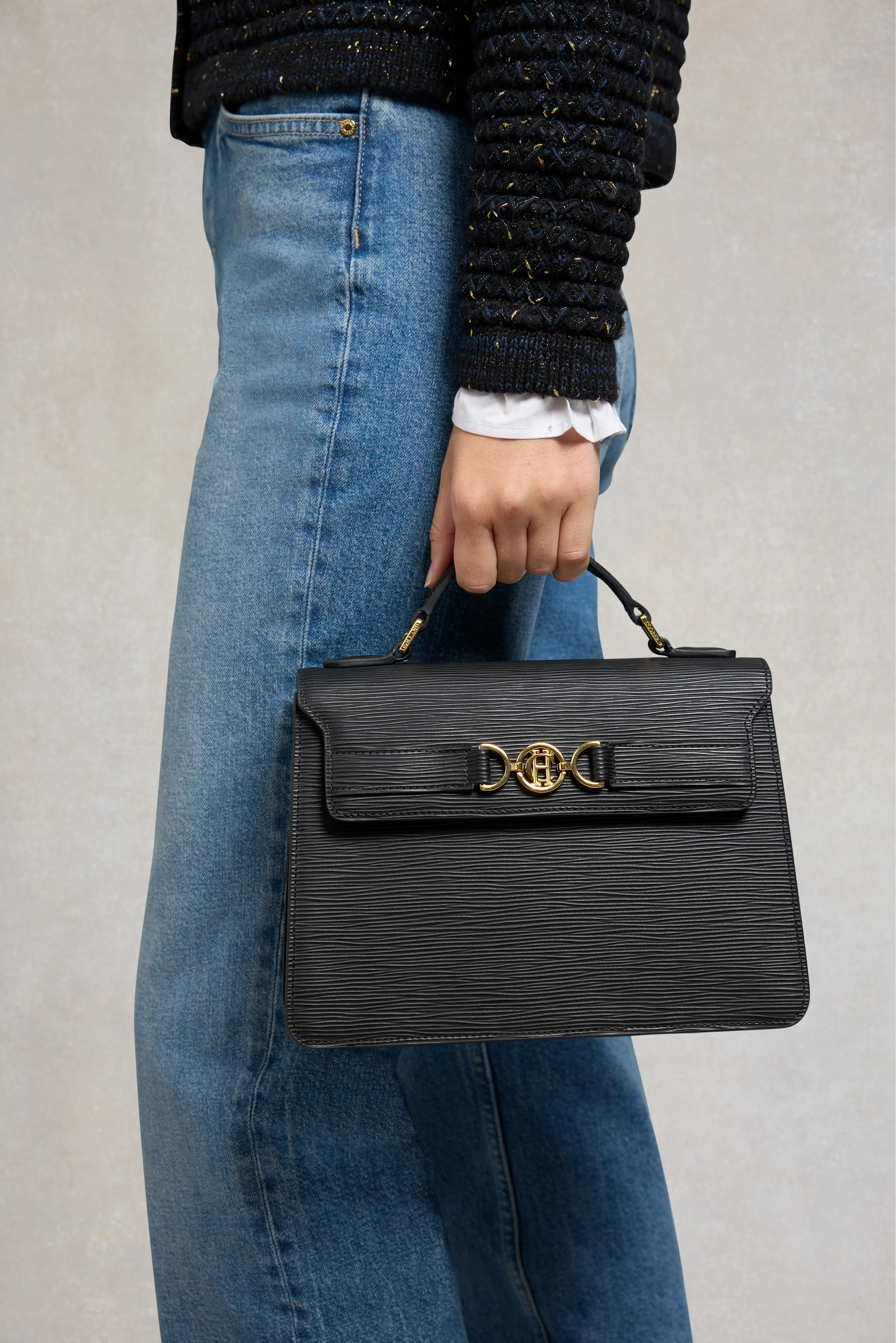 Cambridge Bag (Textured Black) | Holland Cooper