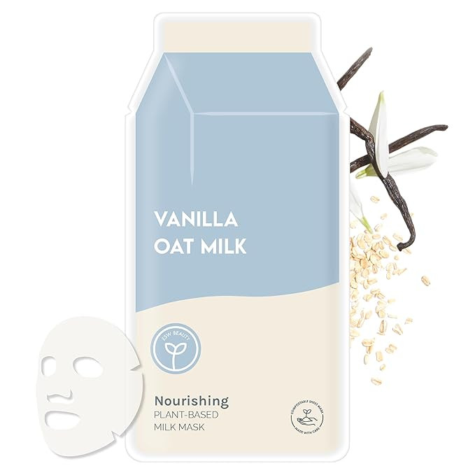 ESW Beauty Vanilla Oat Milk - Nourishing Plant-Based Milk Face Mask - Calming with Vanilla & Oat ... | Amazon (US)