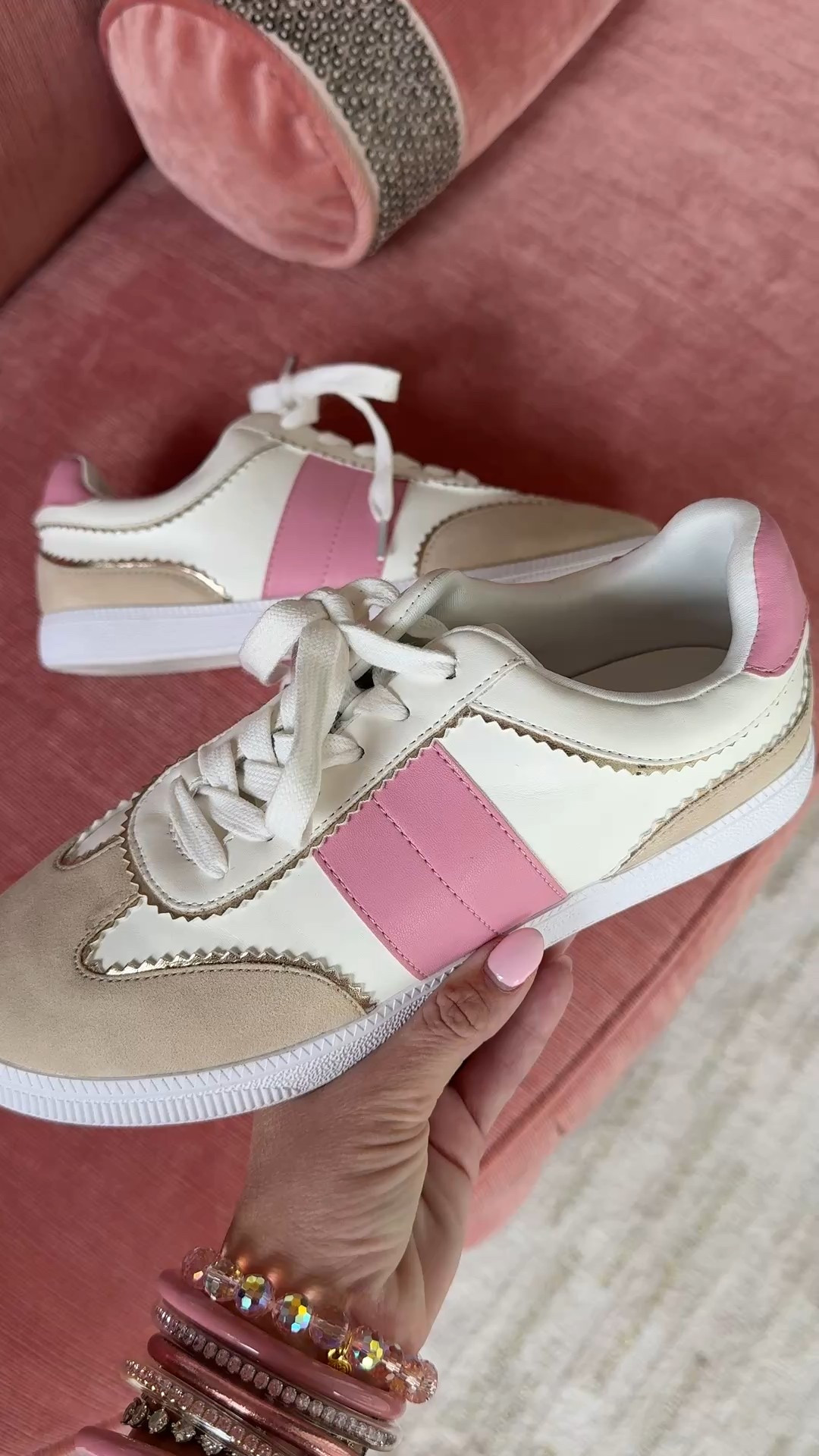 These tennis shoes are so cute! They run TTS and on sale! 

#LTKmomlife #LTKSaleAlert #LTKootd