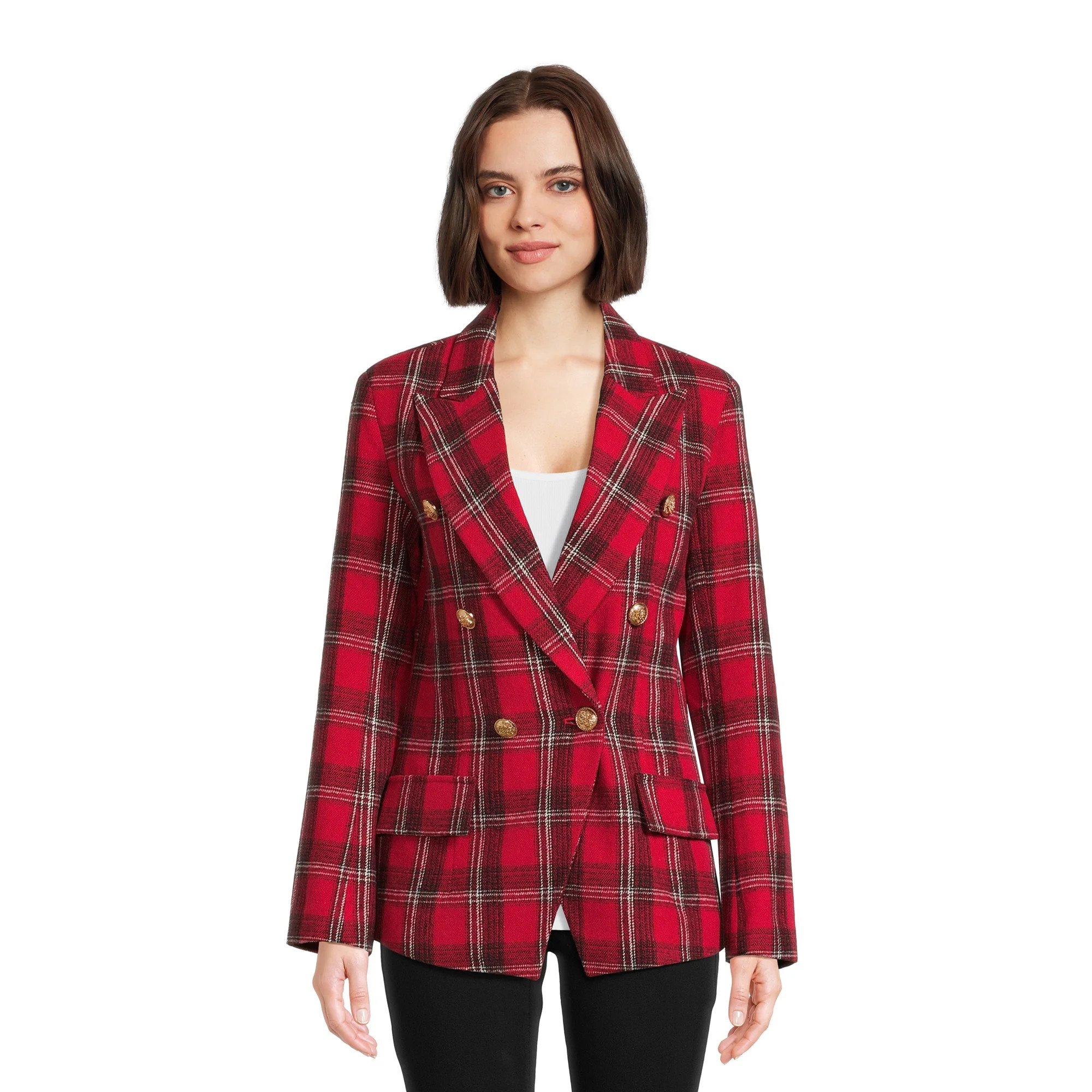 Madden NYC Juniors Plus Oversized Blazer | Walmart (US)