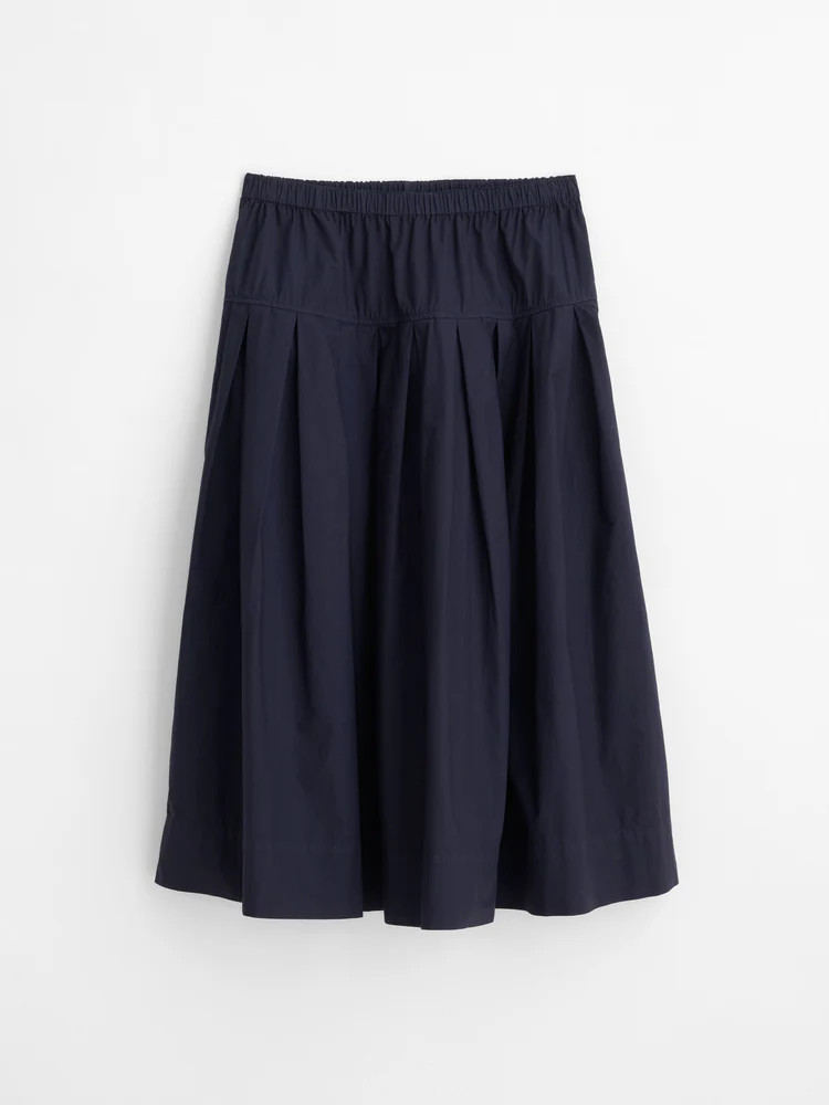 June Pull-On Skirt in Paper Poplin | Alex Mill