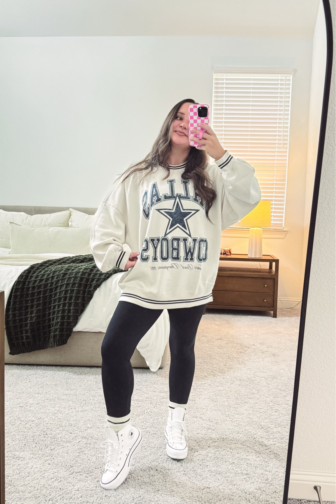 the coziest NFL sweatshirts for football season!! I sized up to a large for a really oversized look. 

It’s soo comfy and I’ll wear it a ton this fall and winter. 

Abercrombie finds, Abercrombie sales, Abercrombie sweatshirts, nfl sweatshirt 

#LTKMidsize #LTKSaleAlert #LTKFallSale