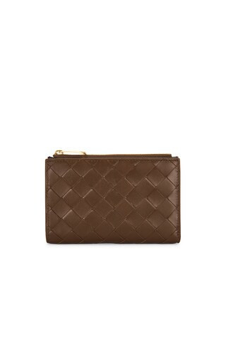 Bottega Veneta Medium Bi-Fold Wallet in Brown | FWRD 