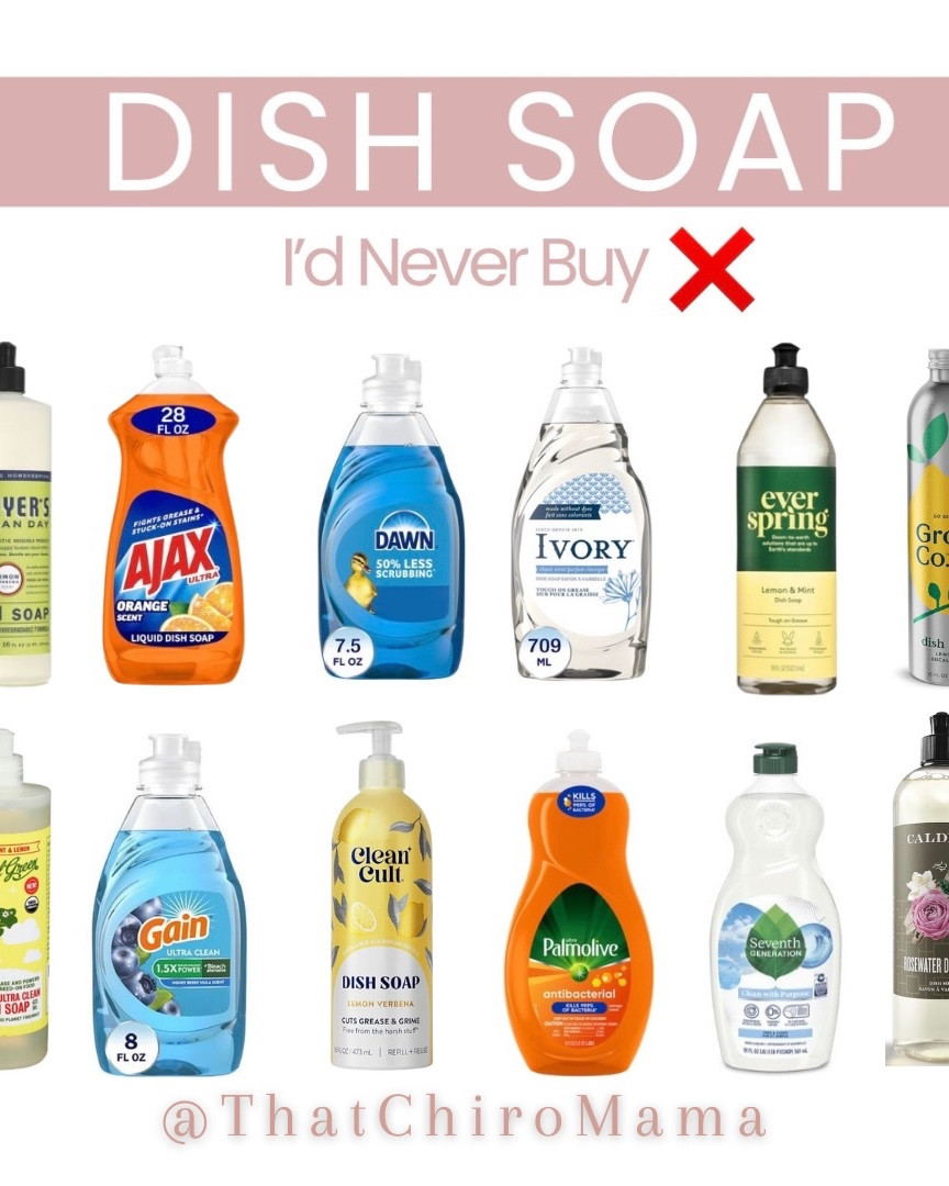 ‼️Comment below “SOAP” for list to cleaner dish soap options⤵️⤵️⤵️

Your dishes should be clean — not coated in questionable chemicals. 🫧

❌❌❌Ingredients to avoid in dish soap:
• Fragrance/parfum — can hide dozens of undisclosed chemicals
• SLS/SLES — harsh surfactants that may irritate skin
• Triclosan — linked to hormone and environmental concerns
• Dyes & synthetic colors — unnecessary and potentially irritating
• Formaldehyde-releasing preservatives — associated with sensitivity and toxicity concerns

Even some of the cleaner marketed brands sadly use some of these🙈

Look for simple ingredient lists, plant-based surfactants, and transparent labeling instead. 🌿 

#toxinfreeliving #cleanhome #lowtoxlifestyle #healthyhome #nontoxicliving