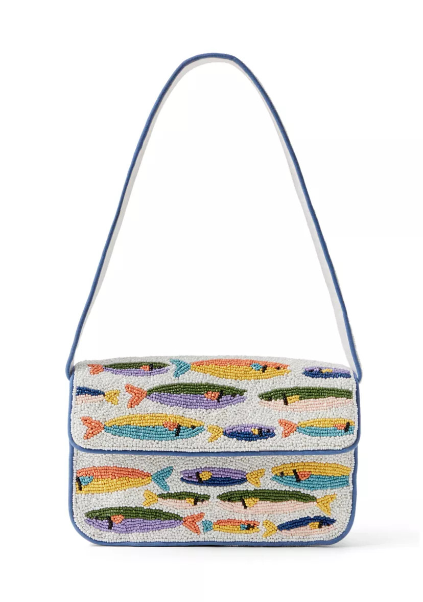 Beaded Fish Shoulder Bag | Belk