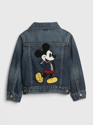 babyGap &#124 Disney Mickey Mouse Icon Denim Jacket | Gap (US)