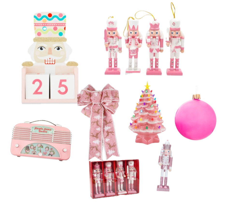 Pink Christmas decorations 

#LTKHoliday #LTKkids #LTKSeasonal