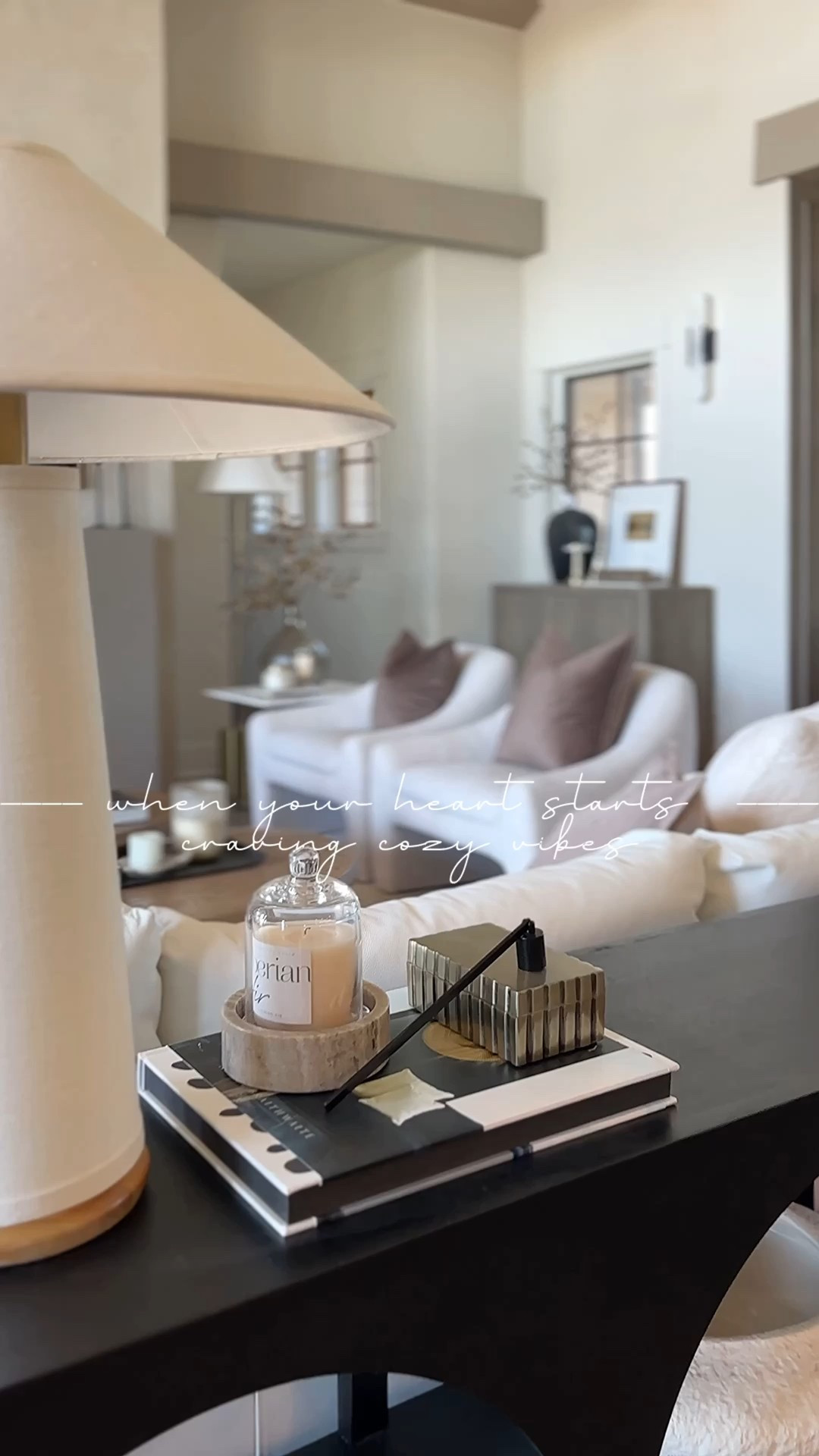 It’s not quite sweater weather yet, but the candles are lit, the blankets are out, and my home is starting to shift into those warm, inviting fall vibes. Because sometimes you don’t wait for the season—you make it happen. 🍂✨

Comment COZY for the links to my favorite finds.

#cozyhome #neutraldecor #fallvibes #homestyling #interiorinspiration #cozyvibes #homedecorideas #fallhomedecor #cozyseason #interiordecorating #warmneutrals

#LTKSaleAlert #LTKHome #LTKSeasonal