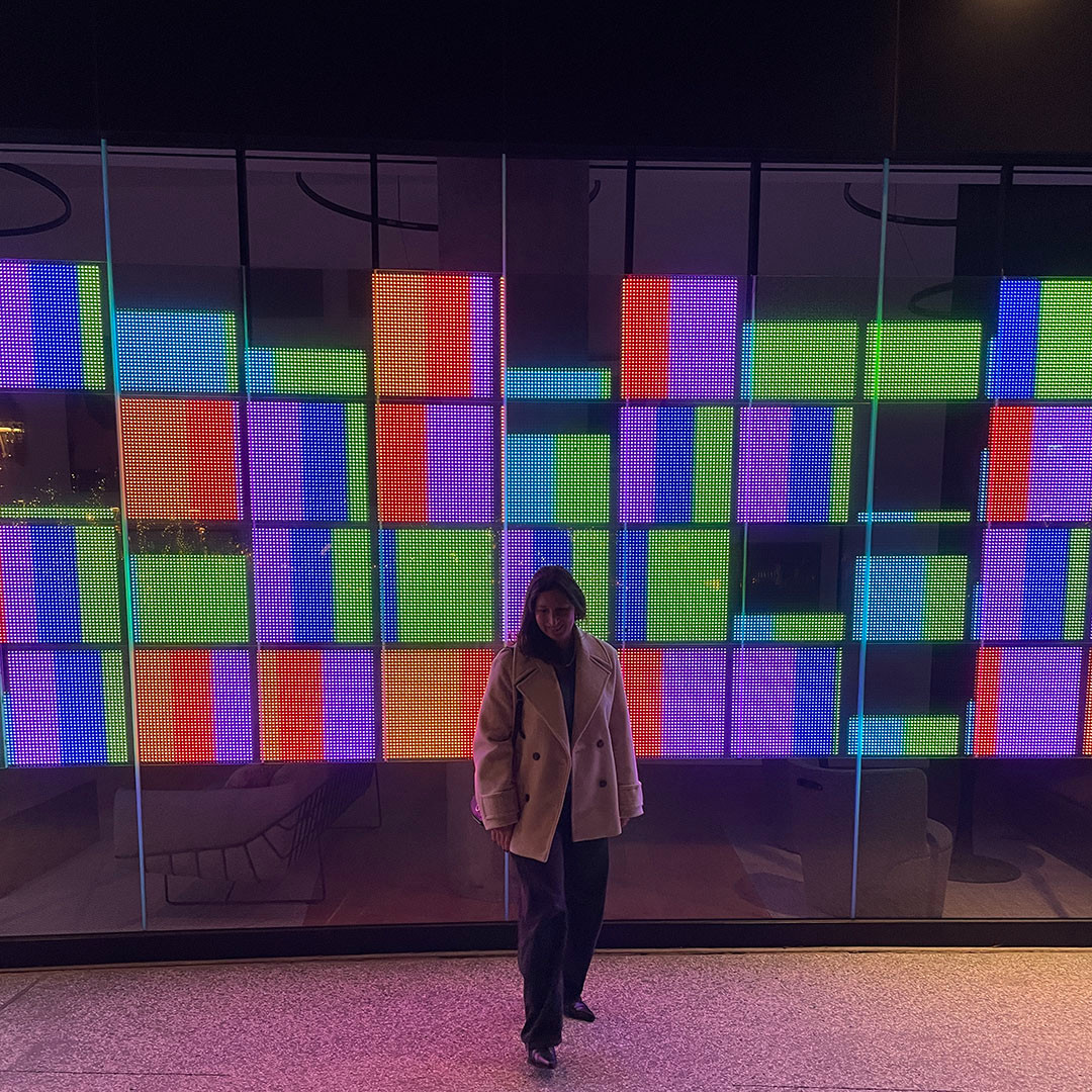 Loving the tech lights while cozy in warm peacoat, which is on sale by the way. 

 #LTKootd #LTKOver40 #LTKSaleAlert