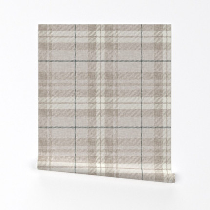 Soft Autumn Plaid Wallpaper