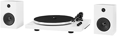 Crosley T150B-WH Modern 2-Speed Bluetooth Turntable System with Variable Weighted Tone Arm and St... | Amazon (US)
