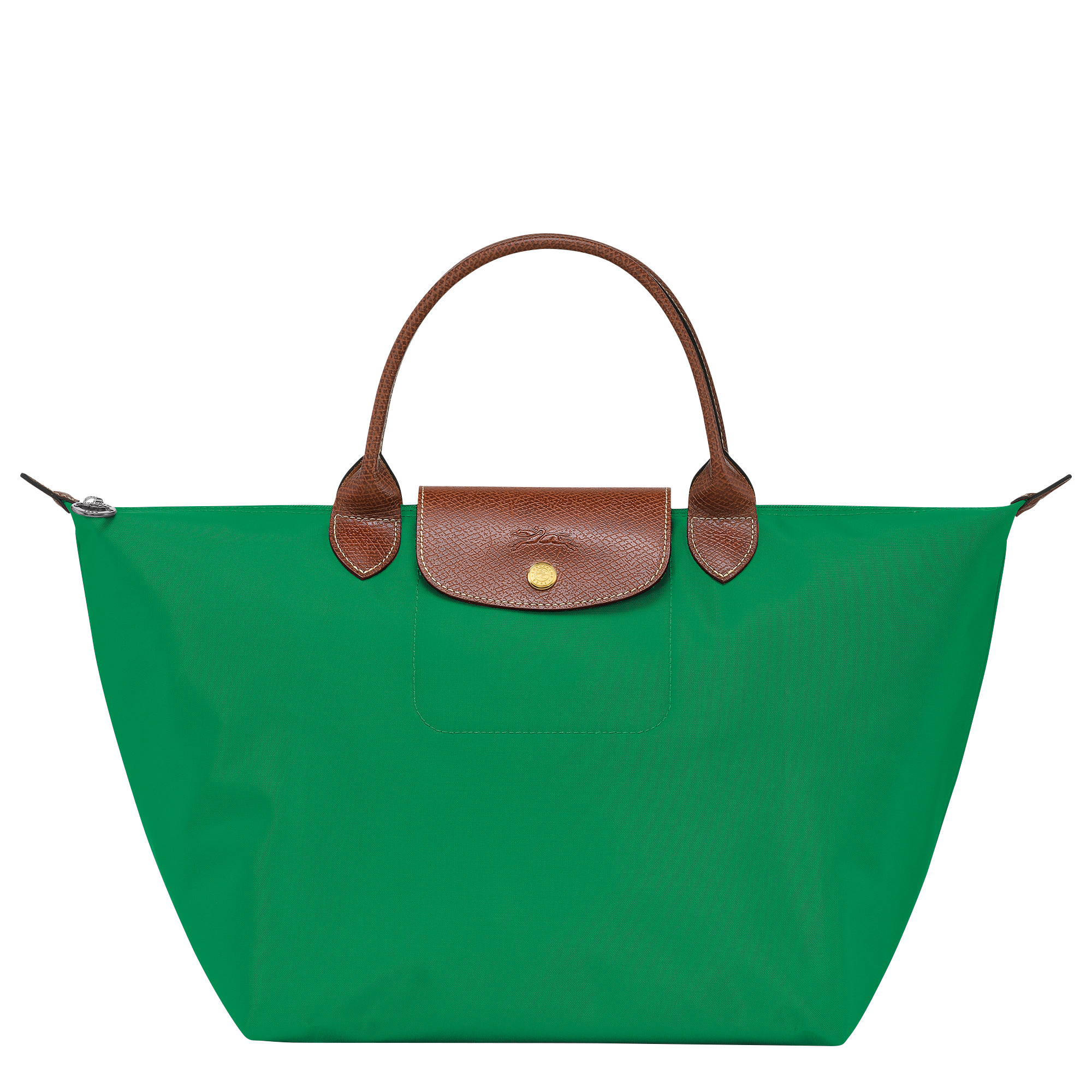 Le Pliage Original M Handbag Green - Recycled canvas | Longchamp US | Longchamp