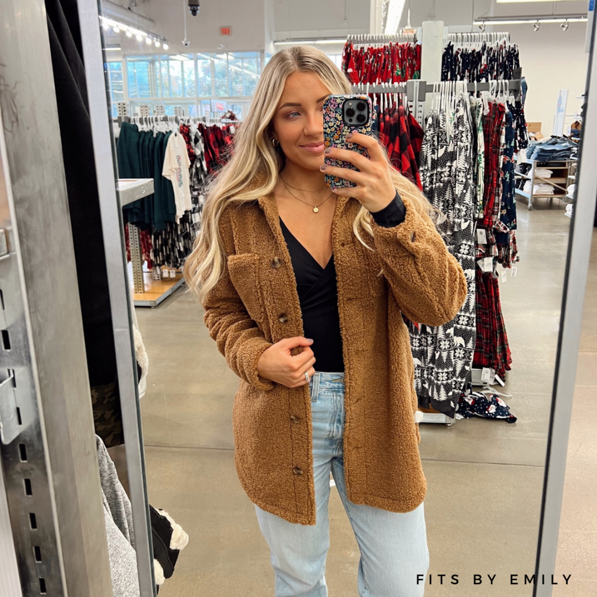 Found the cutest sherpa shacket at old navy!🐻😍 

#LTKSeasonal #LTKHoliday #LTKsalealert