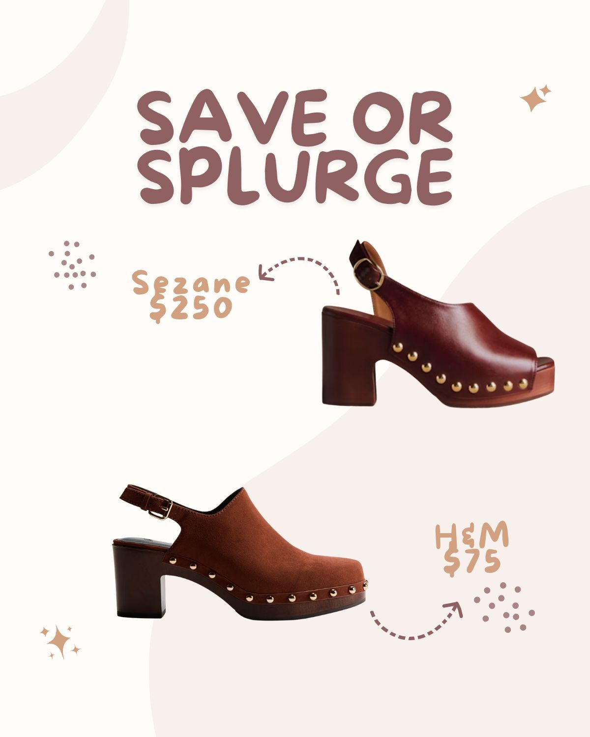 Save or splurge? Which one will you choose? 

#LTKSaleAlert #LTKFindsUnder100 #LTKootd