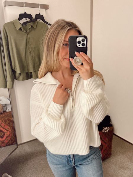 The cutest white basic sweater. I love the preppy vibe for fall! Such a great staple 🥰 #whitesweater #nordstrom #preppystyle 

#LTKBacktoSchool #LTKstyletip #LTKSeasonal