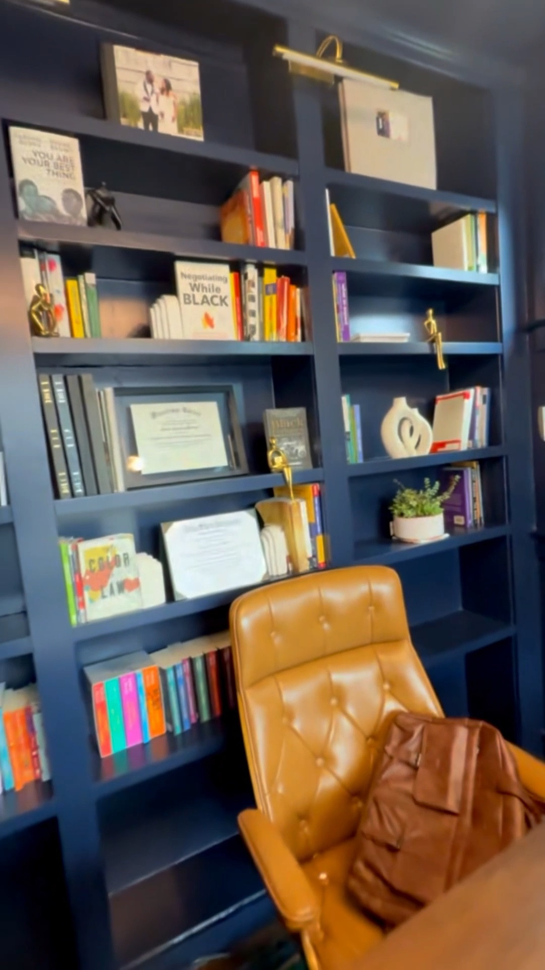 Clients Home Office Remodel! We went with In The Navy for the paint color! Office Remodel, Office Furniture, Home Office Inspo 

#LTKSaleAlert #LTKHome