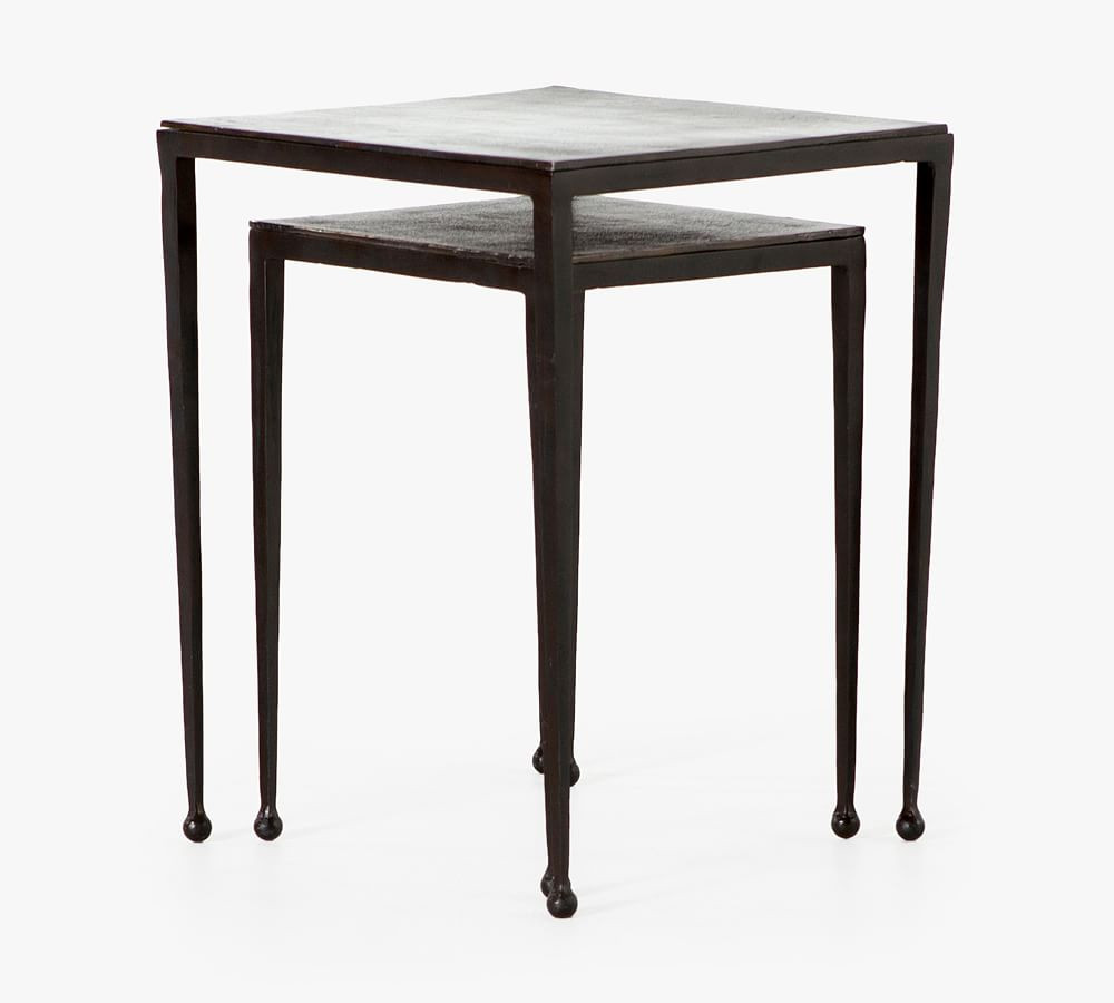 Marrow Metal Nesting End Table (12.5"- 16") | Pottery Barn (US)