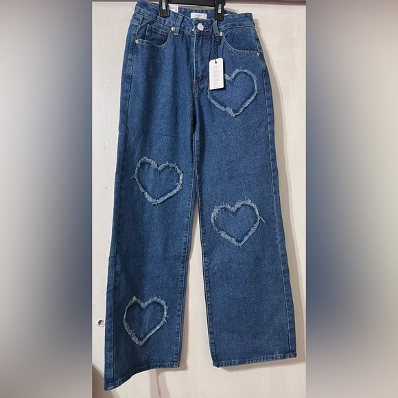 High Rise Wide leg jeans from forever 21 in a dark blue color | Poshmark