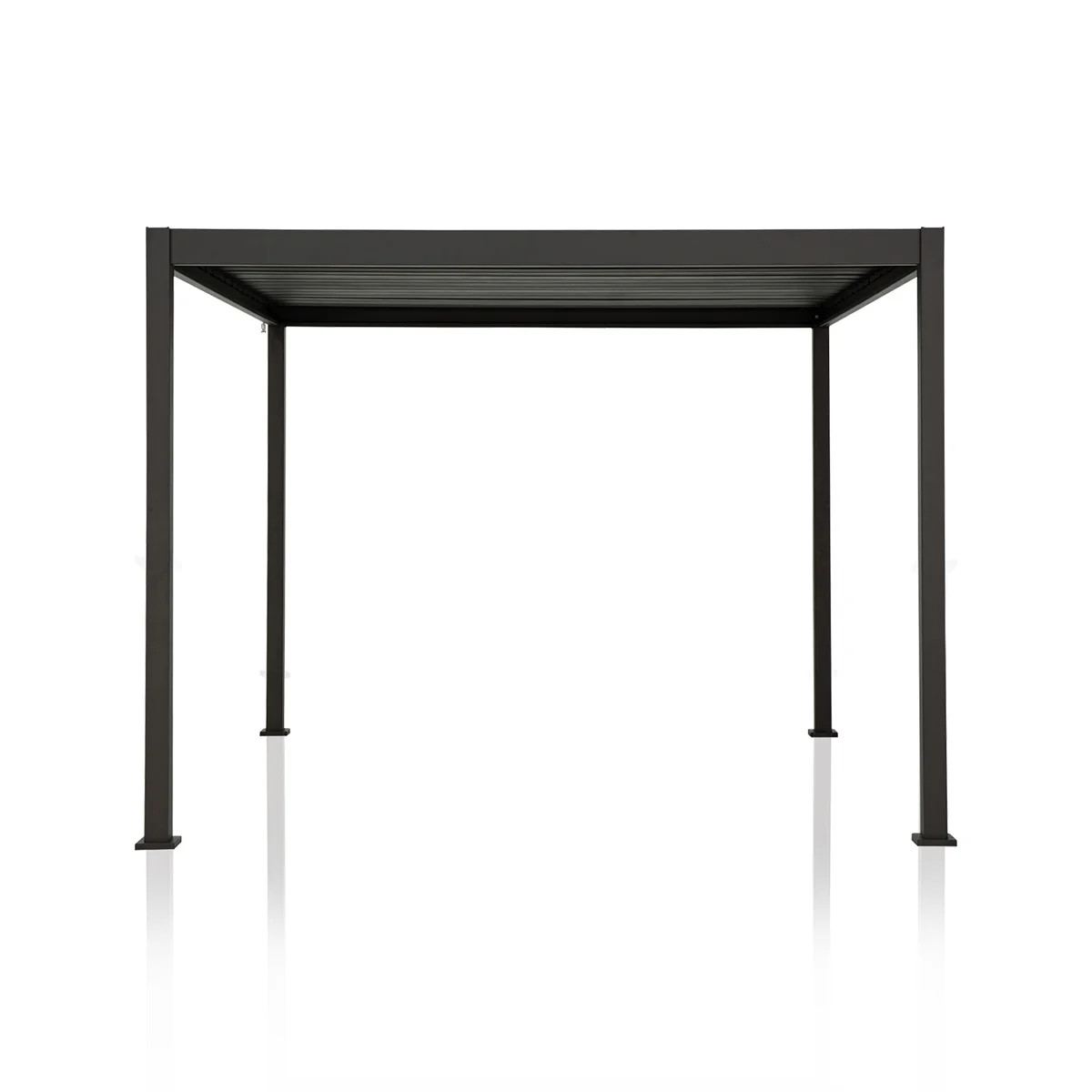 88H Metal Frame Pergola with Adjustable Louvers | Wayfair North America