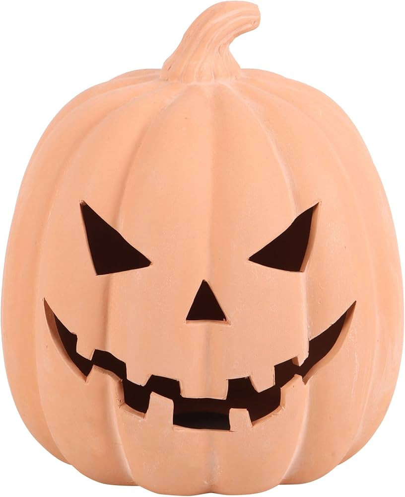 22cm Terracotta Pumpkin Decoration: Effortless Halloween Decor - Lasting Elegance, Versatile Styl... | Amazon (US)