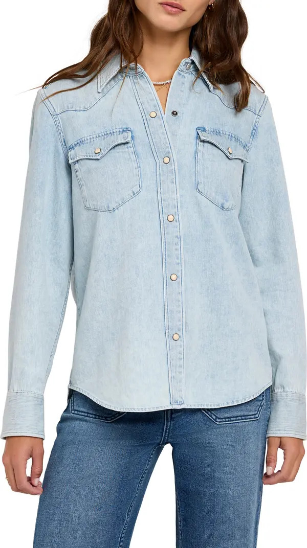 Organic Cotton Western Button-Up Shirt | Nordstrom Rack