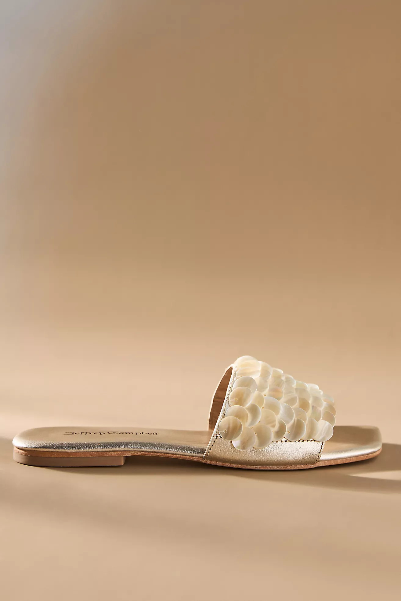 Jeffrey Campbell Fishy Sequin Slide Sandals | Anthropologie (US)