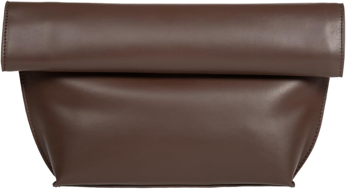 JNB Faux Leather Oversize Foldover Clutch | Amazon (US)