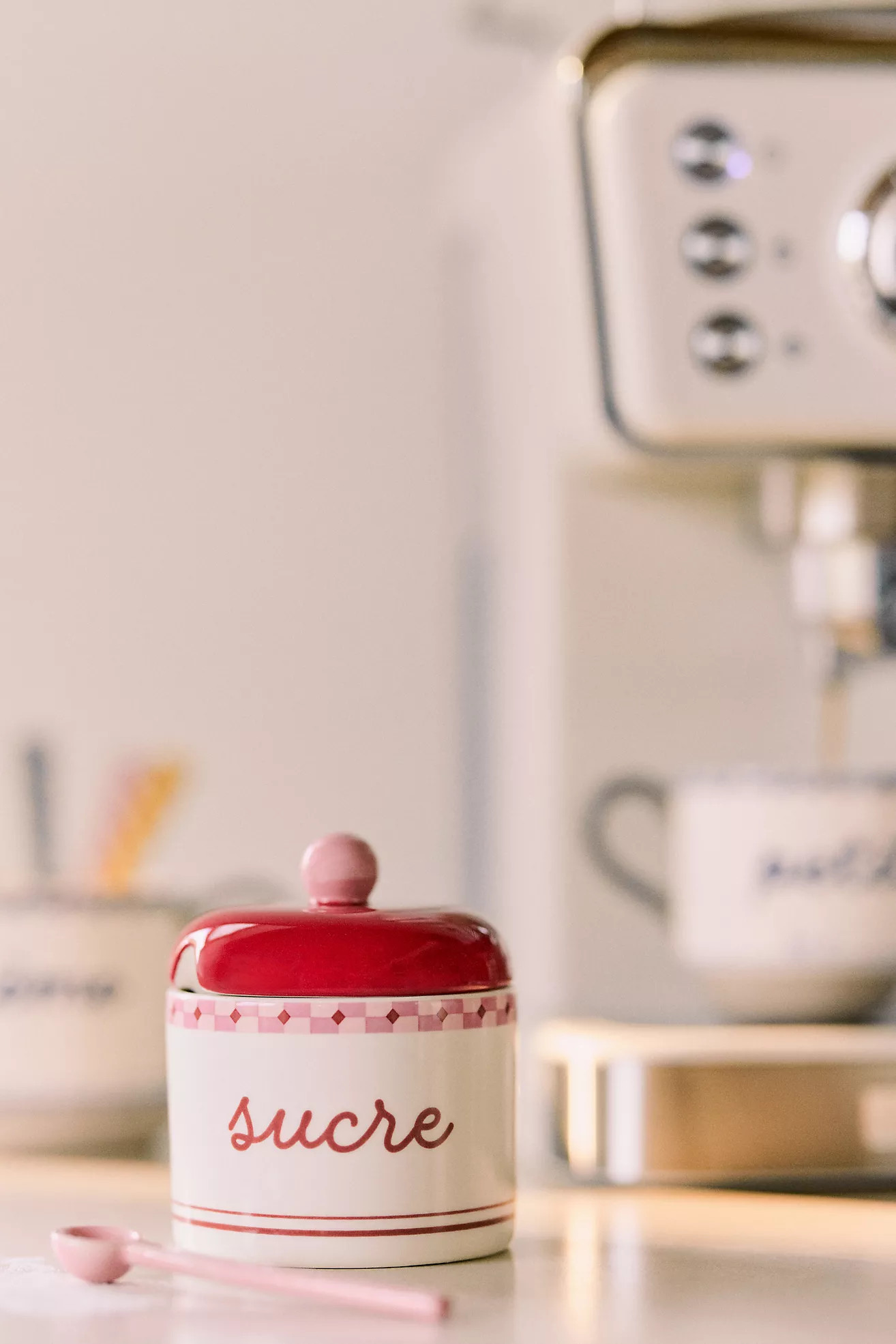 Café Violette Handpainted Stoneware Sugar Bowl | Anthropologie (US)