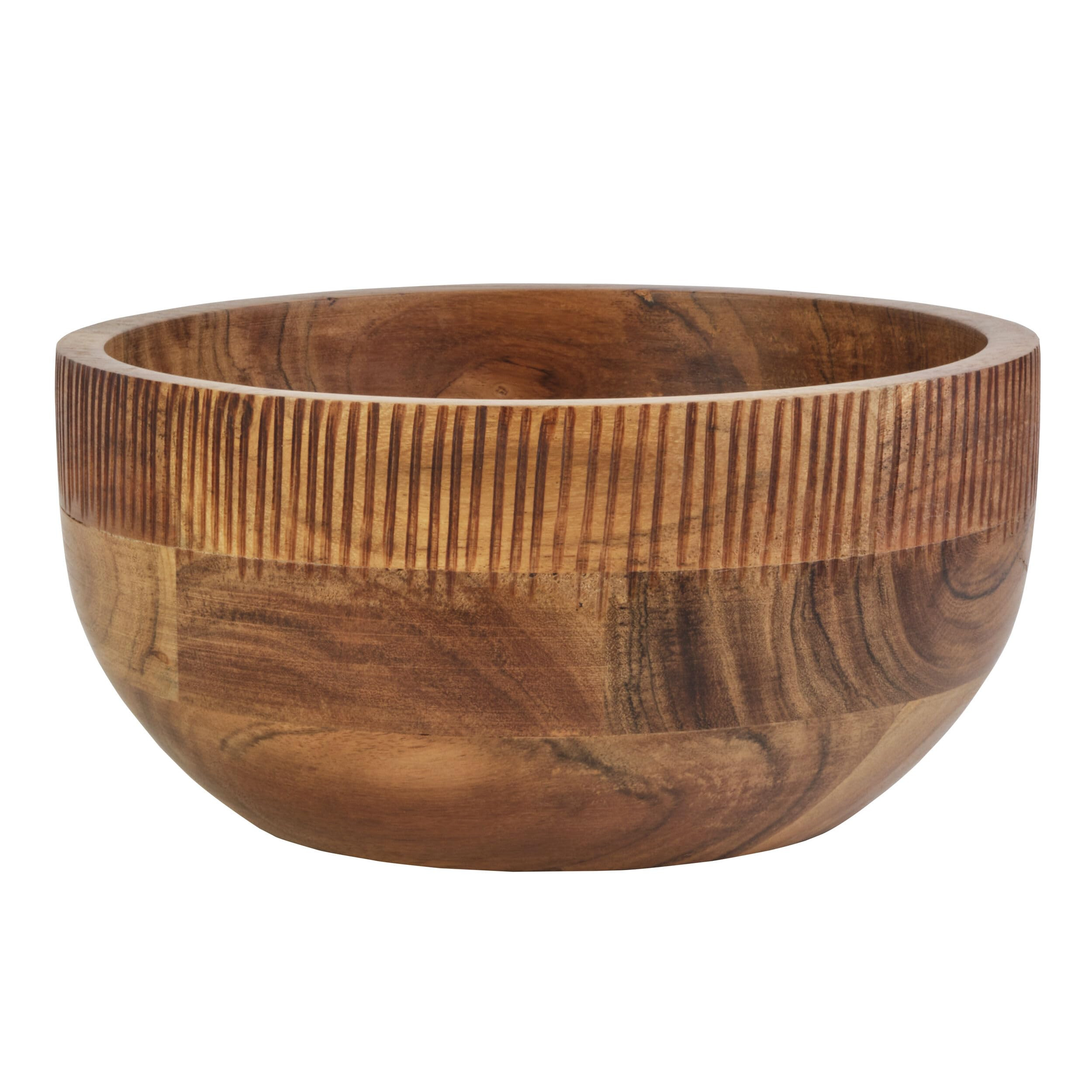 Fitz and Floyd Caleb Acacia Wood Salad Serve Bowl, 9 Inch | Amazon (US)
