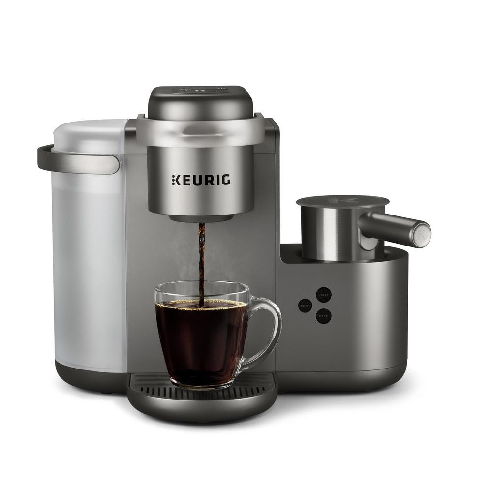 Keurig K-Cafe Special Edition Nickel Single Serve Coffee Maker-5000200558 - The Home Depot | The Home Depot