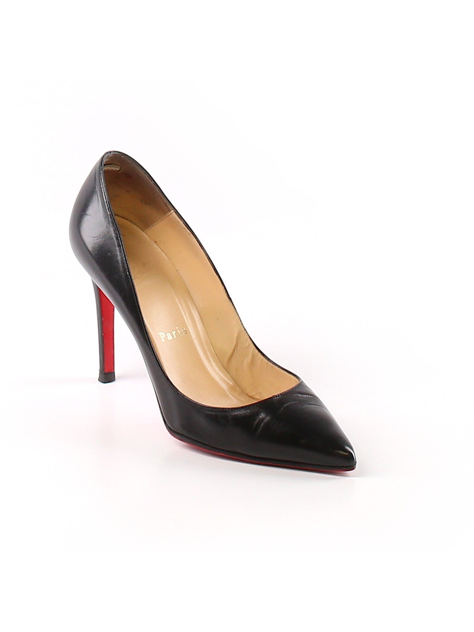 Christian Louboutin Heels Size 7 1/2: Black Women's Clothing - 38602553 | thredUP