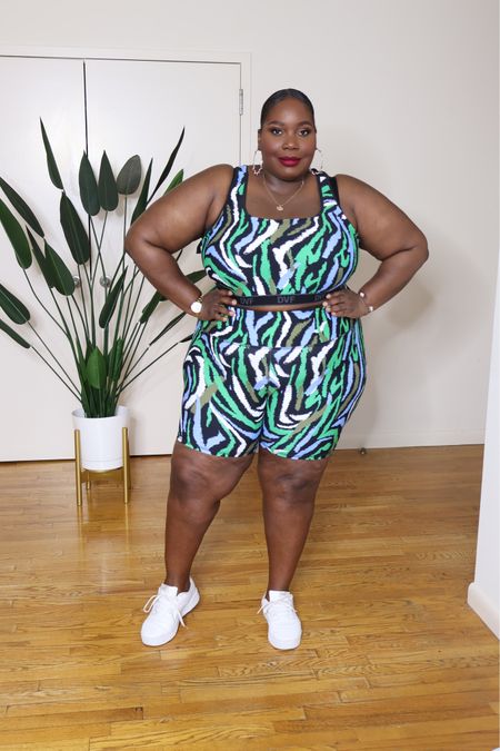 Love this plus size DVF biker short set from @target 

#LTKfindsunder50 #LTKplussize #LTKover40