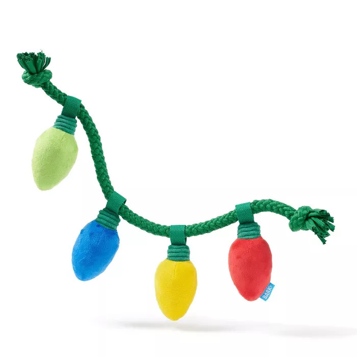 BARK Christmas Lite Holiday Dog Toy - Watt-A-Delight | Target