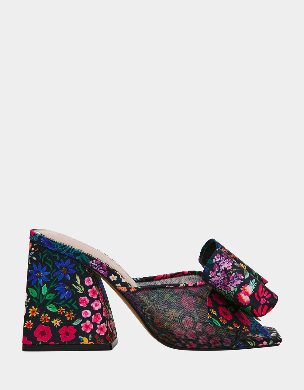JORDN DITSY FLORAL Square-Toe Mule Block Heel | Women's Heels | Betsey Johnson