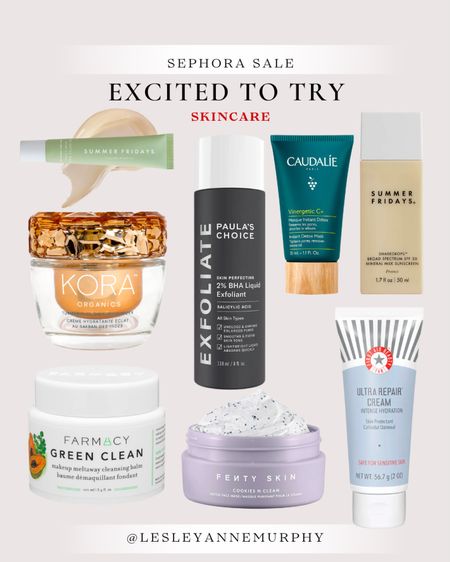 Sephora sale - skincare picks! The loved summer Fridays balm in a holiday inspired mint, a clean makeup remover balm, and some exfoliating & moisturizing products that are raved about. 

Today is the last day to shop the #sephorasale. VIB 20% off with code: TIMETOSHOP 

#LTKbeauty #LTKsalealert