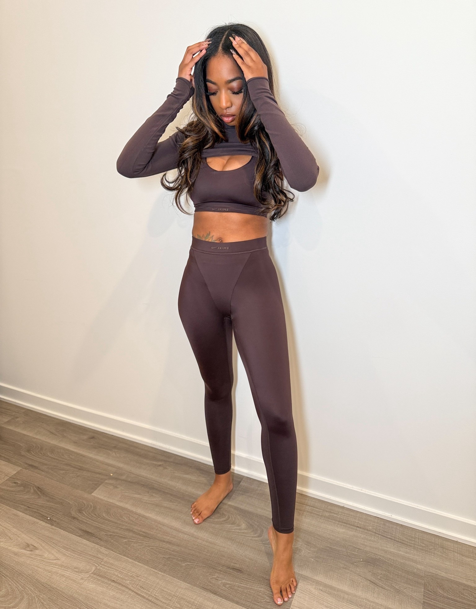 Everything I ordered from the Skims + Nike collab