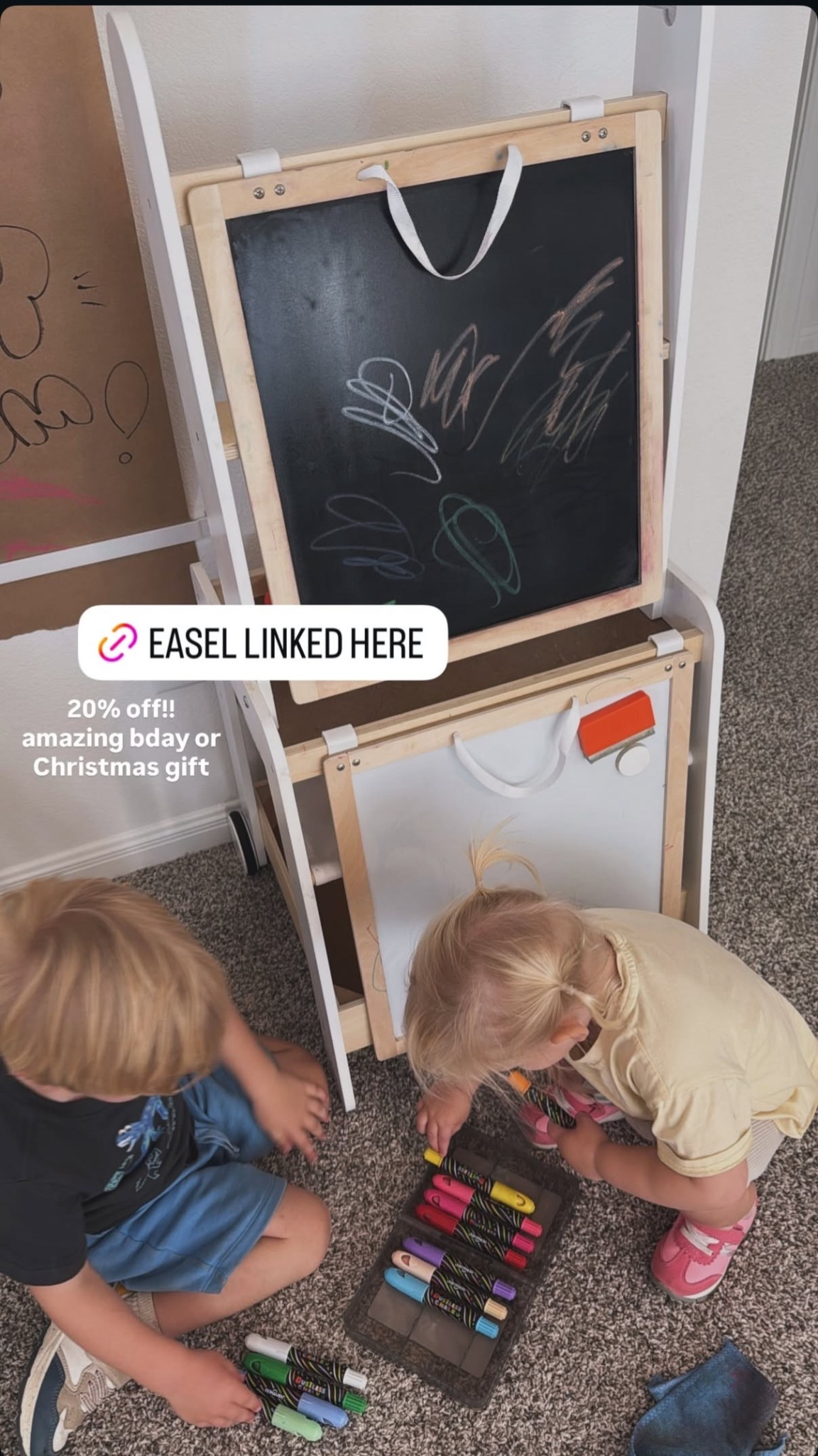 This easel would be an amazing birthday or Christmas gift! 

#LTKFamily #LTKKids