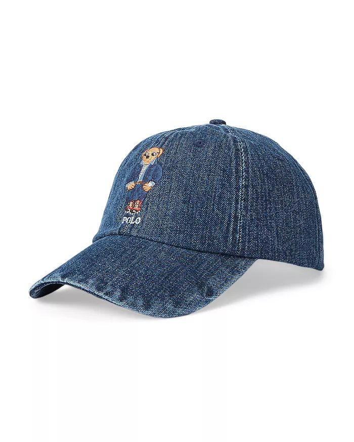 Polo Ralph Lauren Denim Polo Bear Embroidered Ball Cap Back to results -  Men - Bloomingdale's | Bloomingdale's (US)