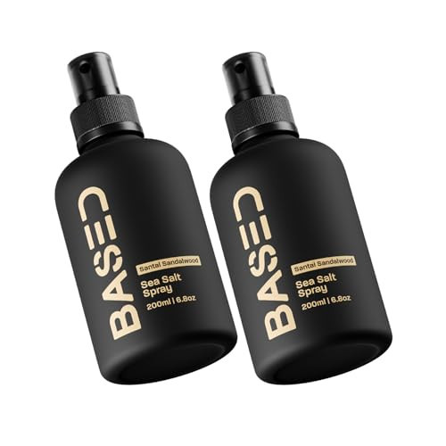 Based Bodyworks Sea Salt Spray, Natural Finish Sea Salt Spray for Hair, Volumizes & Texturizes, Infused with Kelp & Vitamin B5, Light & Non-Greasy, Paraben, Sulfate, Phthalate Free, 6.8 oz (Pack of 2) | Amazon (US)