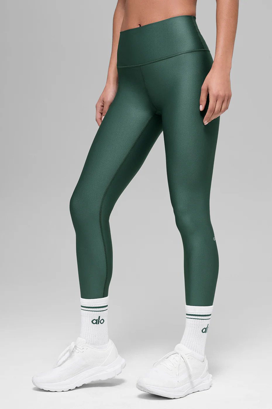 ALO | 7/8 High-Waist Airlift Legging in Clover Green, Size: Small | Alo Yoga (US)