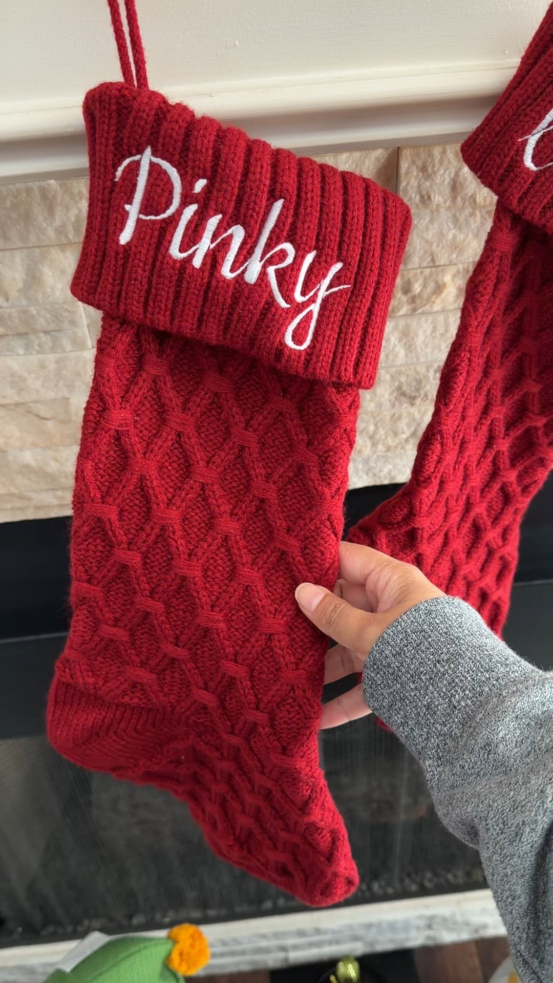 These personalized stockings are one of my favorite Christmas decorations to put up! Ordered these 5 years ago and they still bring so much joy. I love the red knit with embroidery. Comes in other colors and materials as well! Christmas decor, stocking ideas, home decor 

#LTKHoliday #LTKGiftGuide #LTKHome