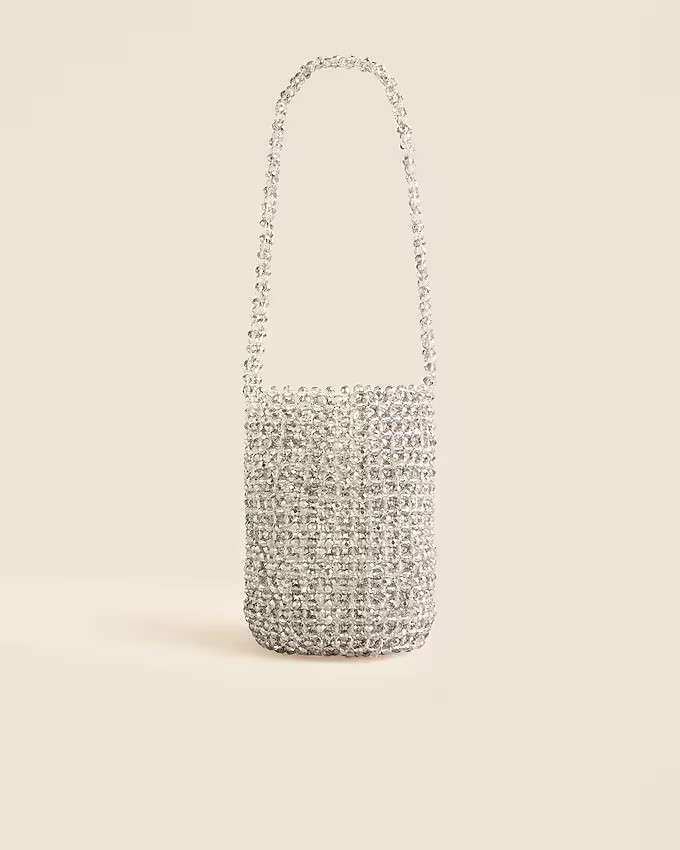 Beaded bucket bag | J. Crew US