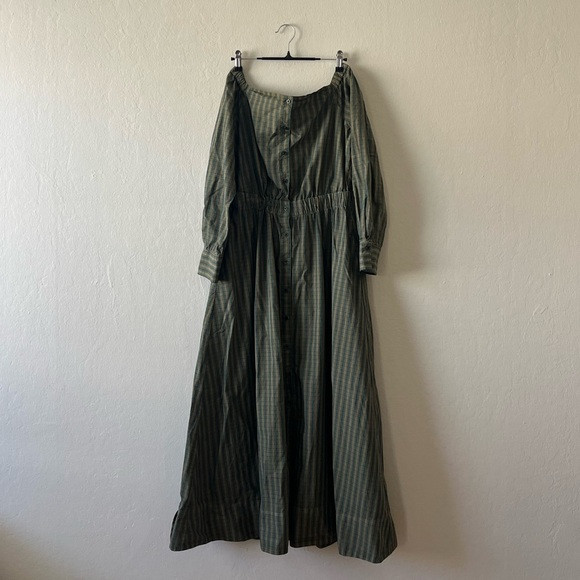 Green Plaid Off Shoulder Dress | Poshmark