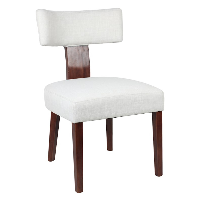 Providence Presley T-Back Dining Chair, White | At Home
