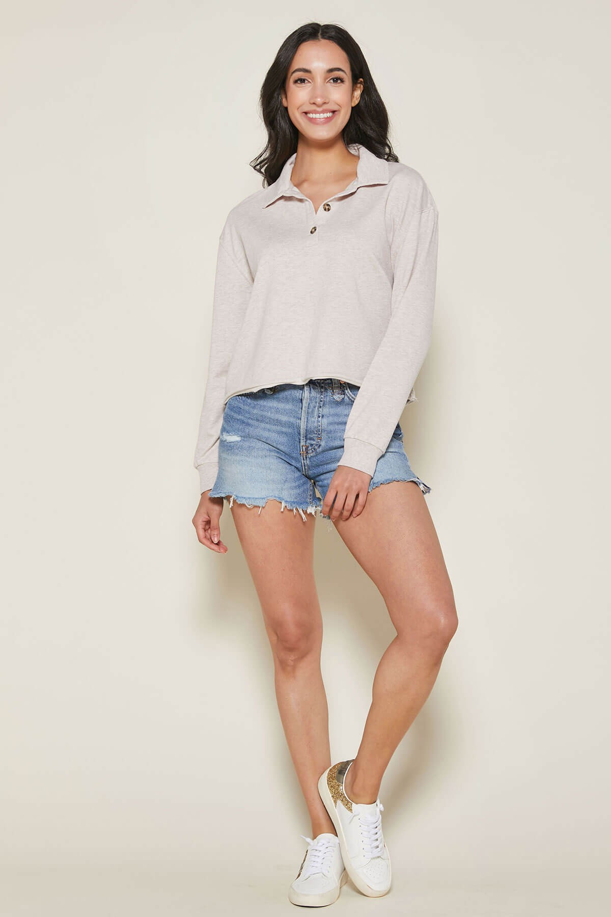 Z Supply Charlie Polo Sweatshirt | Social Threads